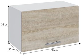 Dulap superior de bucătărie W60OK Flor. 1014742