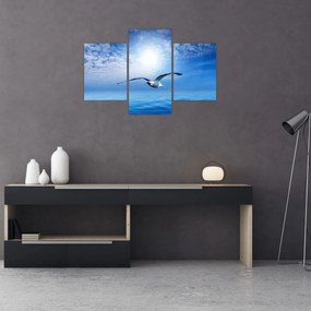 Tablou - Pescărușul peste mare (90x60 cm)