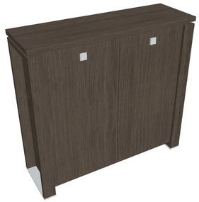 Dulap mediu Verno+ 140 x 46 x 130 cm, stejar antracit