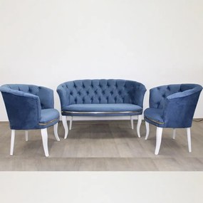 Canapea Milano culoare albastru 2 locuri