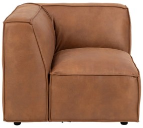 Modul pentru canapea maro coniac (colț stânga) Fairfield Kentucky – Bonami Selection