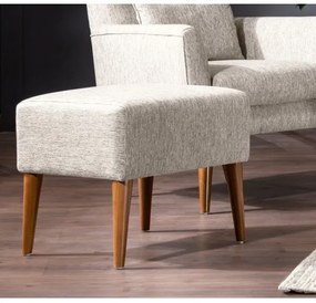 Taburet NIMO, 46 x 50 cm, crem