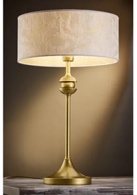 Jupiter 2112 - Lampă de masă KASZMIR 1xE27/15W/230V alb/auriu, decor marmură