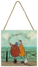 Sam Toft - Her Favourite Cloud Pictură pe lemn, (20 x 20 cm)