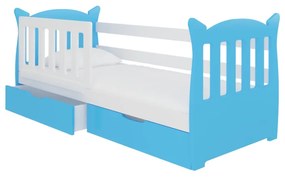Supermobel Pat pentru copii LENA, 160x75, albastru
