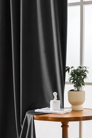 Draperie din catifea Culoare gri inchis, VELVET 140x250 cm