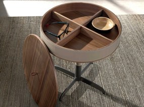 Masuta rotunda LUX Walnut