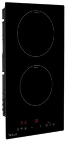 Plita incorporabila Tesla HI3201MB, 3500W, 9 trepte, Timer, Protectie copii, Indicator caldura reziduala, Negru