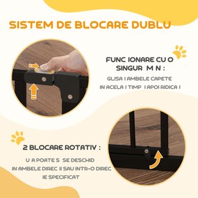 PawHut Barieră Reglabilă pentru Câini | Aosom Romania