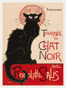 Artă imprimată Tournée Du Chat Noir (The Black Cat) - Théophile Steinlen, (30 x 40 cm)