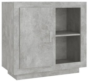 811830 vidaXL Servantă, gri beton, 80x40x75 cm