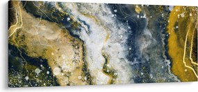 Tablou - Abstract auriu (120x50 cm)