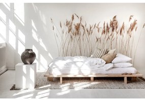 Pat matrimonial din lemn masiv de pin cu somieră 160x200 cm Japan – Karup Design