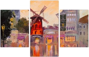 Tablou - Moulin rouge, Paris, Franța (90x60 cm)