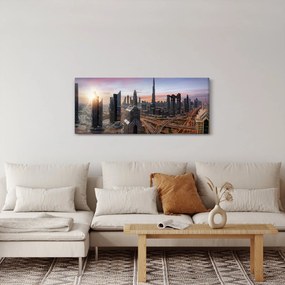 Tablou - Panorama din Dubai (120x50 cm)