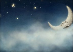 Tablou - Luna cu stele (70x50 cm)