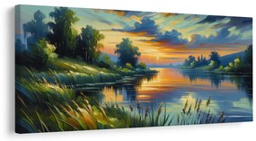 Tablou suprafață de apă liniștită