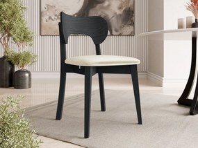 Scaun sufragerie KD 64 (Negru + crem) . 1103466