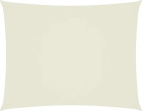 vidaXL Parasolar, crem, 5x6 m, țesătură oxford, dreptunghiular