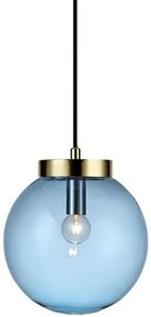 Lustră Markslöjd Ball Two, ⌀ 22 cm, albastru - auriu