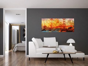 Tablou - Golden Gate, SanFrancisco, California (120x50 cm)
