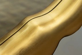 Oglinda de perete decorativa AURA 90cm auriu