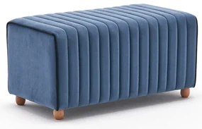 Taburet Mabel Pouf albastru