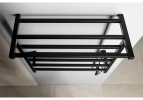 Sapho - Uscător electric pentru prosoape ELZOR 60W/230V 47x50 cm negru mat