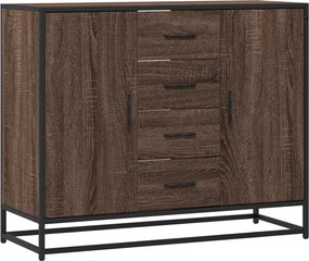 vidaXL Dulap, stejar maro, 92x35x76 cm, lemn prelucrat