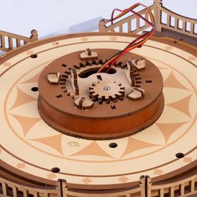 Puzzle 3D cutiuță muzicală RoboTime carusel clasic 5V
