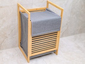 Cos de rufe din bambus gri HOLDE