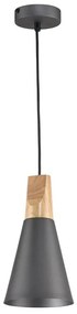 Pendul design modern Bicones gri diam. 14cm MYP359-PL-140-C
