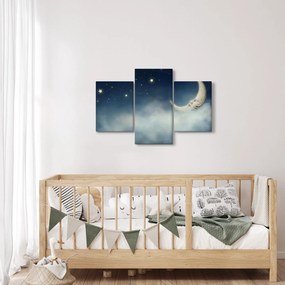 Tablou - Luna cu stele (90x60 cm)