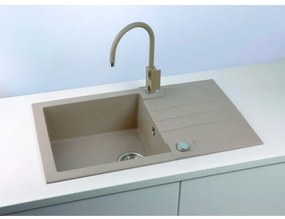 Chiuvetă de bucătărie ALVEUS 1090944 ROCK 78x48 cm bej