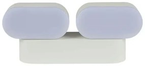 LED lampă flexibilă de perete exterior 2xLED/12W/230V IP65 gri