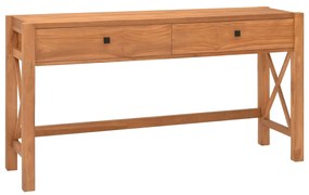 337926 vidaXL Birou cu sertare, 120x40x75 cm, lemn masiv de tec