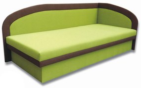 Zondo Pat de o persoană (canapea) 90 cm Melvin (Devon 001 verde + Devon 009 maro) (D). 793138