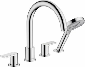Baterie cada - dus Hansgrohe Vernis Shape 4 elemente crom lucios