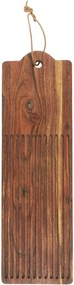 Placa de lemn cu santuri OILED ACACIA WOOD 48x15cm