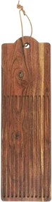 Placa de lemn cu santuri OILED ACACIA WOOD 48x15cm