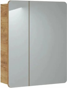 Dulap cu oglinda 60 cm cu 2 usi Comad Aruba stejar Craft