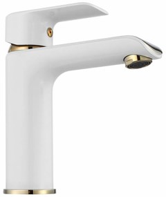 Baterie Bloom alb/gold – H 17cm