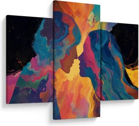 Tablou - Dragoste cosmică (90x60 cm)