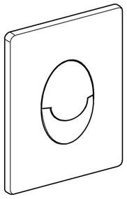 GROHE 38505P00 - Placă de acționare SKATE AIR 156 × 197 mm crom mat