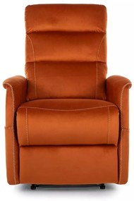 Scaun de masaj Vinci Velvet, portocaliu
