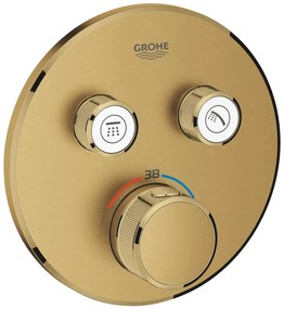 Grohe Grohtherm SmartControl baterie cadă-duș ascuns cu termostat Brushed Cool Sunrise 29119GN0