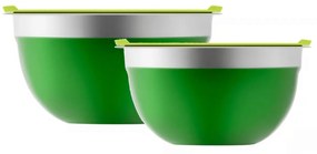 Set bol cu capac, 2 buc, 18-20cm, verde, Minestrone