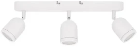 Plafoniera cu 3 Spoturi pentru baie cu protectie IP44 ORSON alba