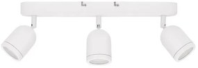 Plafoniera cu 3 Spoturi pentru baie cu protectie IP44 ORSON alba