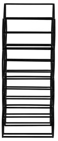 Suport de vin din metal negru pentru 12 sticle Salbris - Light &amp; Living